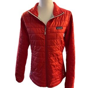 NWOT Patagonia Red Nano Puff Jacket Coat Water Repellent Windproof MEDIUM